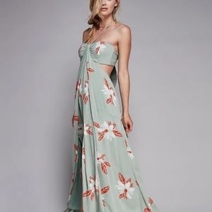 Free people escape tropical maxi dress